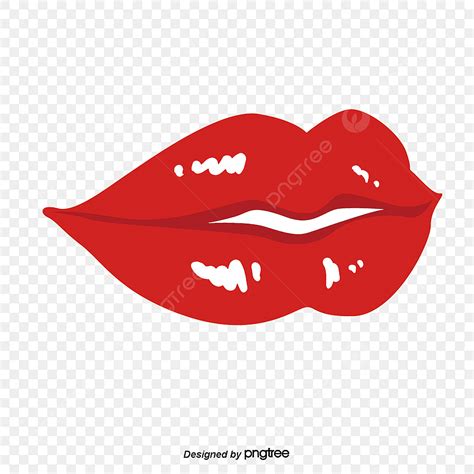 Lovely Cartoon Lips, Cartoon Vector, Lips Vector, Kiss Marks PNG and ...