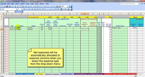 Double Entry Accounting Spreadsheet Template Excel | Papillon-Northwan ...