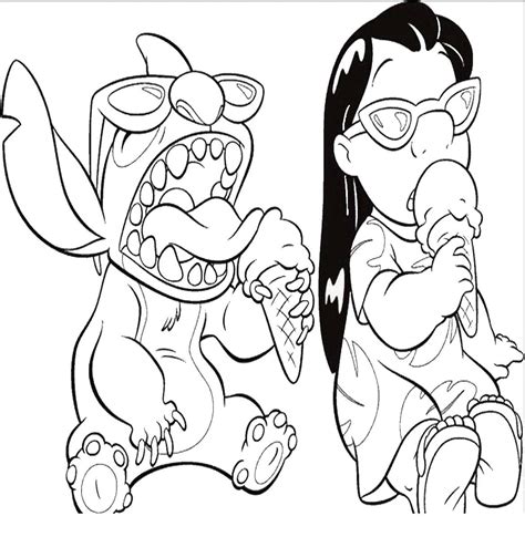 Lilo And Stitch Coloring Pages