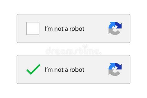 Captcha I am Not a Robot Vector Computer Code. Stock Vector ...