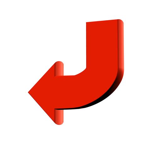 Red Arrow Pointing Left - ClipArt Best