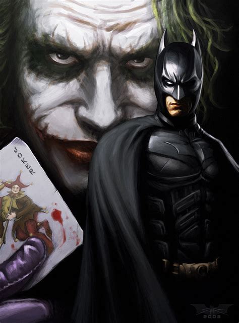 The Joker & Batman - The Joker Fan Art (9483285) - Fanpop