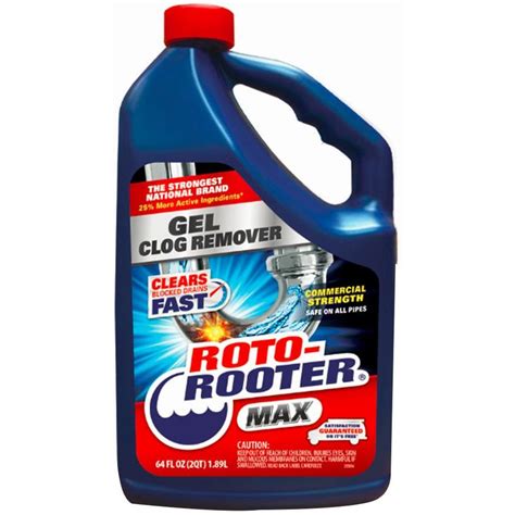 Shop Roto Rooter 64-fl oz Drain Cleaner Pour Bottle at Lowes.com