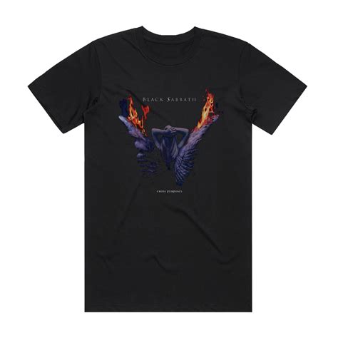 Black Sabbath Cross Purposes Album Cover T-Shirt Black – ALBUM COVER T ...