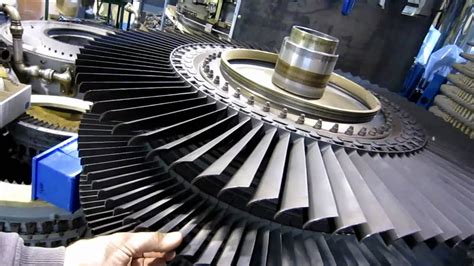 Jet engine turbine blade noise - YouTube