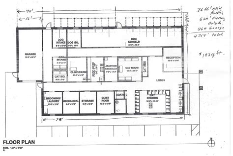 Animal Shelter Design Floor Plans