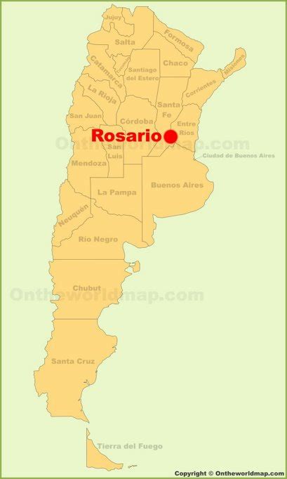 Rosario Map | Argentina | Detailed Maps of Rosario