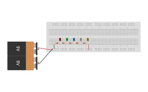 Circuit design Parallel Circuit In Breadboard - Tinkercad