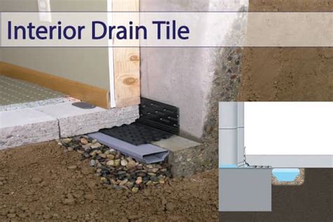 Interior Drain Tiles VS Exterior Drain Tiles - Choosing What's Best