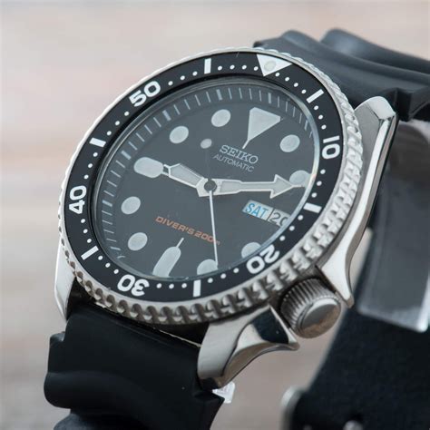 Seiko SKX007 Divers Watch Men Vintage Automatic Day Date ref. 7S26-0020 ...