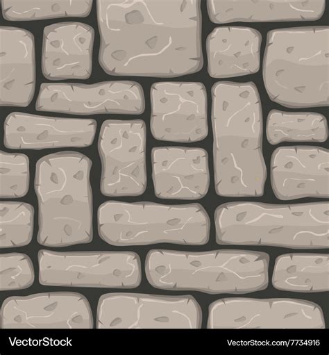 Seamless cartoon stone texture Royalty Free Vector Image