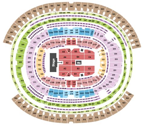 Motley Crue - SoFi Stadium Seating Chart - Inglewood