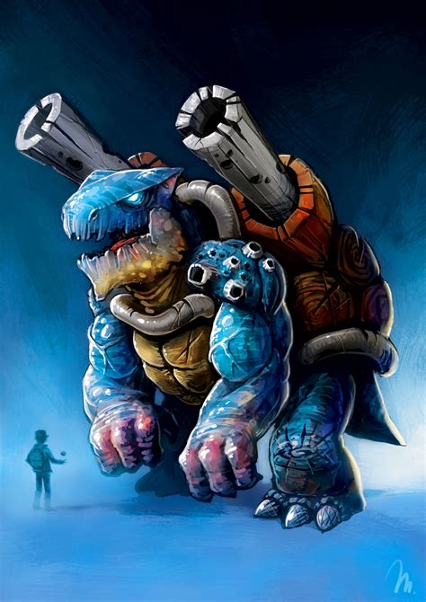 ArtStation - Evil Blastoise