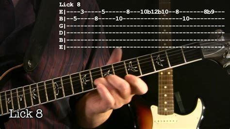 A minor blues licks lesson (Intermediate) | Guitar Techniques and Effects