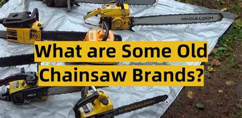 13 Popular Old Chainsaw Brands - ToolsProfy