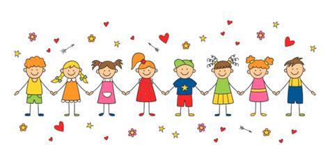 Children Holding Hands PNG Transparent Images Free Download | Vector ...