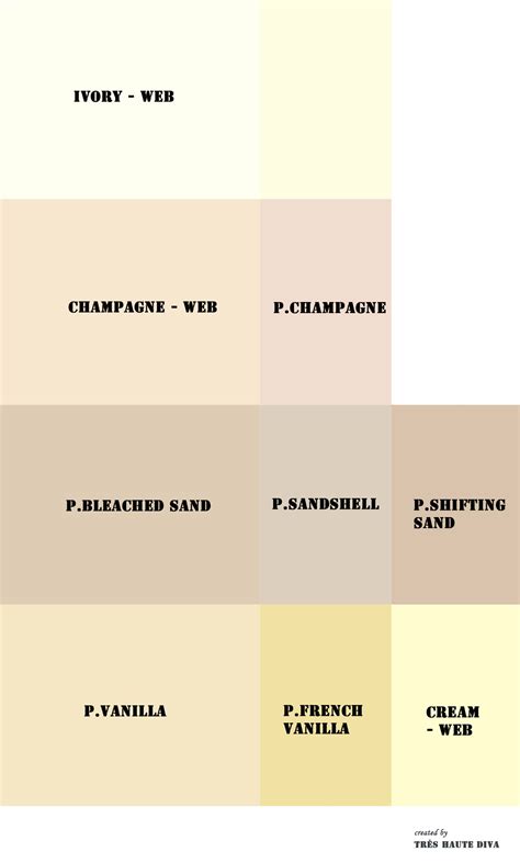 My OFF-WHITES Pantone (P.) and web (WEB) reference colors. ♔THD ...