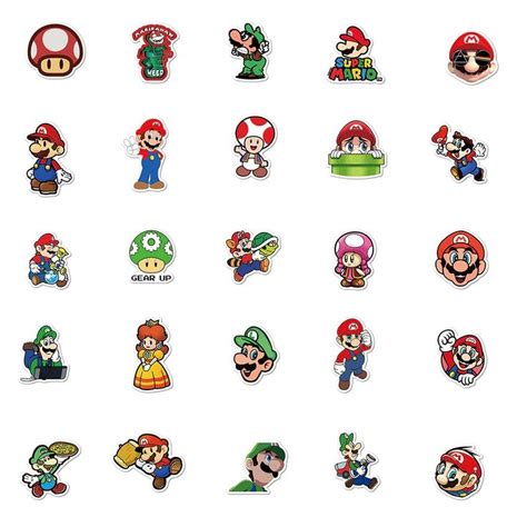 Super Mario Stickers | Super mario, Mario, Stickers