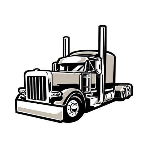 Silhouette Painting, Silhouette Vector, Big Rig Trucks, Semi Trucks ...