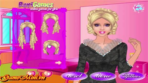 Game barbie tóc xinh-tô điểm cho barbie - YouTube