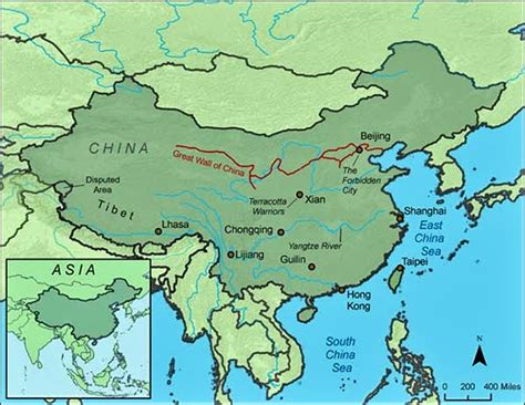 map of great wall of china | Civilisation, Historique, Histoires