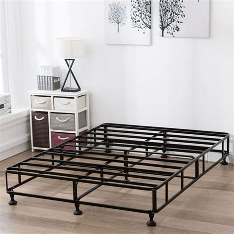 Uenjoy 8 Inch High Smart Box Spring Metal Bed Frame Mattress Foundation ...