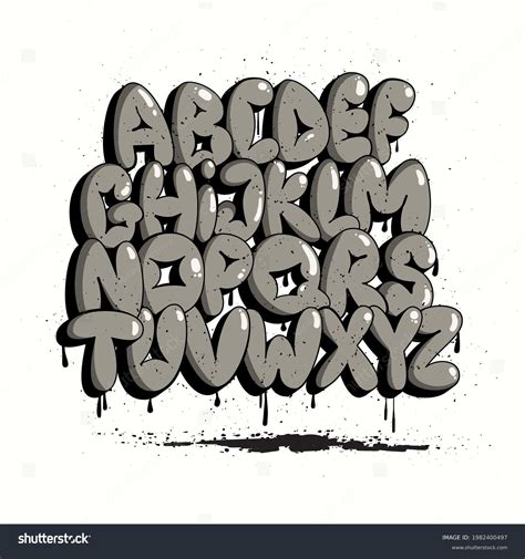 4,626 Bubble Graffiti Font Royalty-Free Images, Stock Photos & Pictures ...