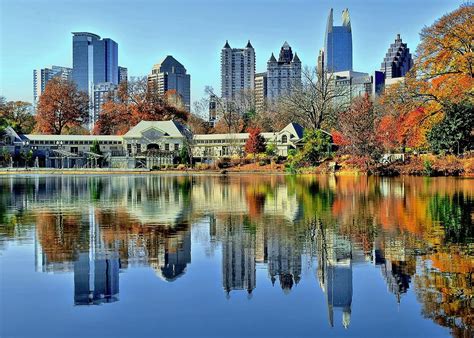 Fall Color at Piedmont Park Photograph by Frozen in Time Fine Art ...