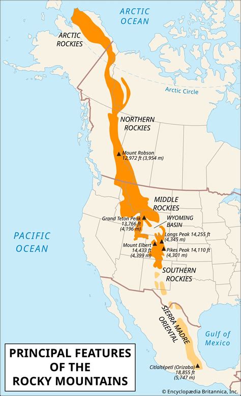 The Rockies On World Map - Charis Augustina