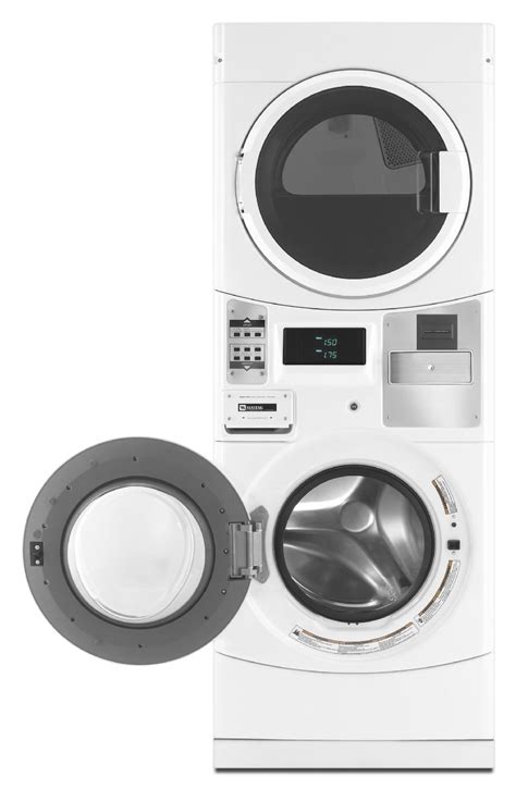 Maytag Commercial Combination Stack Washer Dryer - Coin & Professional ...