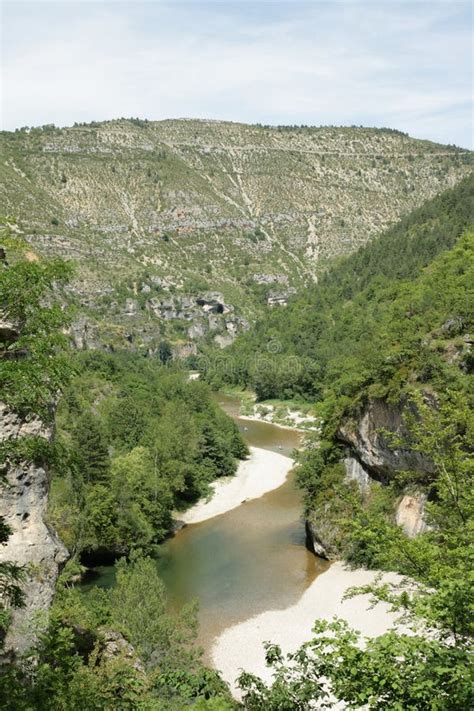 Tarn River in Tarn Canyon in France Stock Image - Image of trek, travel ...