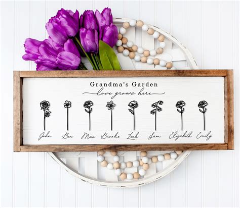 Grandma's garden sign - Wood & Whatnot