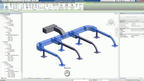 Revit HVAC Duct System A How To Guide - YouTube