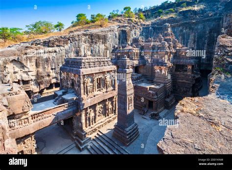 The Kailasa or Kailash Temple is the largest rock cut Hindu temple at ...