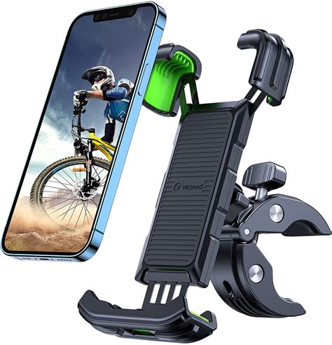 VICSEED Bike Phone Mount, [Military Grade Protection] Universal Bike ...