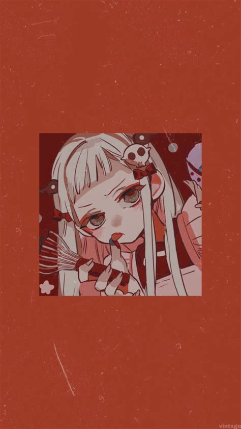 #toiletboundhanakokun #red #grunge #aesthetic #vintage #wallpapers # ...