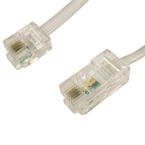 RJ11 to RJ45 Modem Cable Connect Router To ADSL RJ45 Socket Patch Lead ...