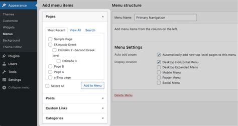 An In-Depth Guide to Create and Customize a WordPress Menu