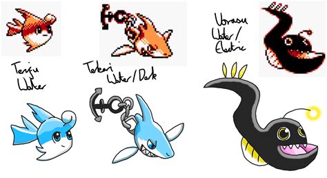 Beta Pokemon Gold and Silver Designs #3 by ElinorDraws on DeviantArt