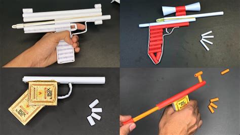 How To Make A Paper Gun That Shoots Paper Bullets