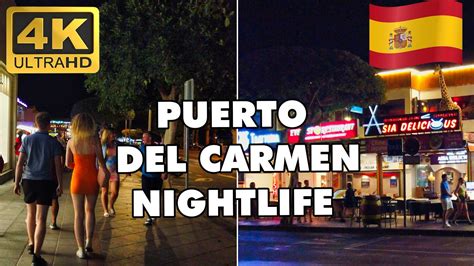 Puerto del Carmen Lanzarote Nightlife Canary Islands Spain - YouTube