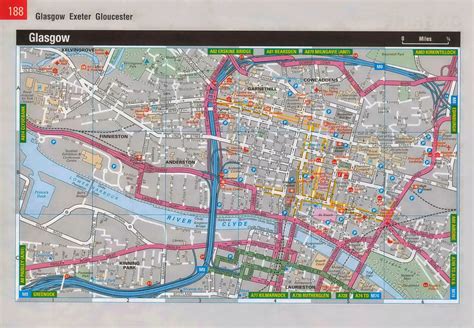 Map of Glasgow, Scotland - Free Printable Maps