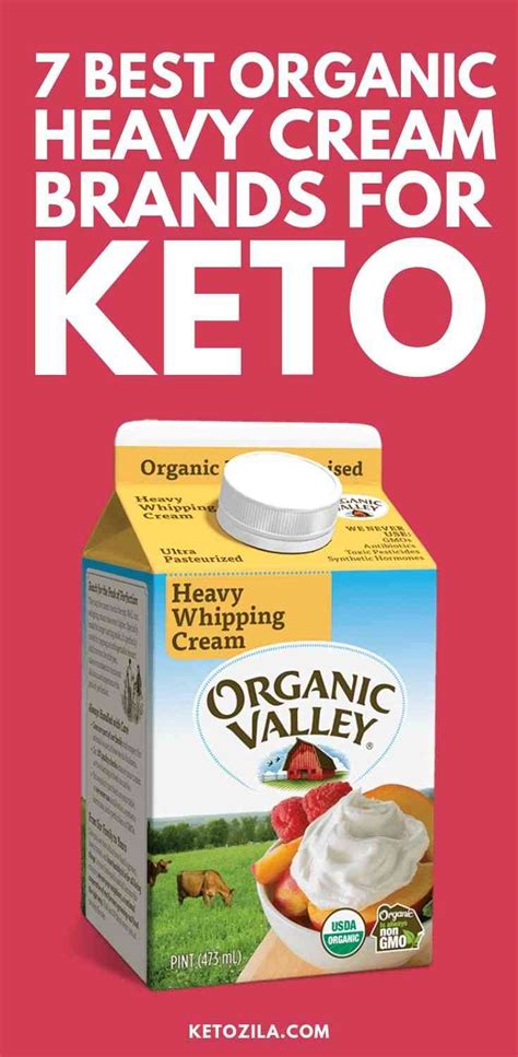 7 Best Organic Heavy Cream Brands For Keto Diet | Ketozila