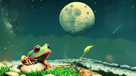 Cool Frog HD Landscape Digital Art Wallpaper, HD Artist 4K Wallpapers ...