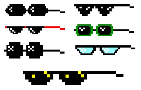 Pixel Glasses 2 Stock Illustration - Download Image Now - Black Color ...