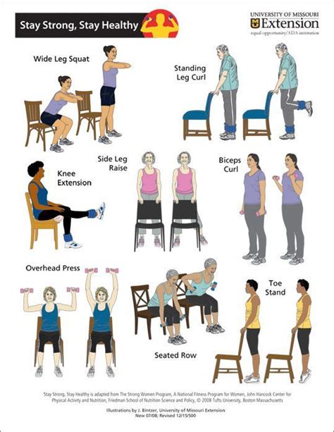 Printable Chair Exercises For Seniors With Pictures Pdf - Printable ...