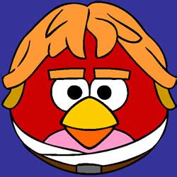 Angry Birds Star Wars Luke Skywalker Online Coloring Game - Angry Birds ...