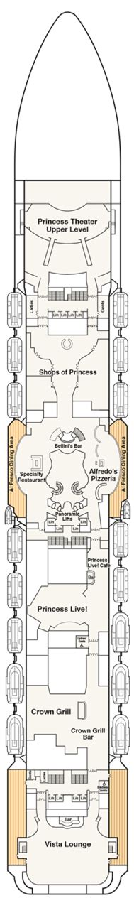 Enchanted Princess Deck plan & cabin plan