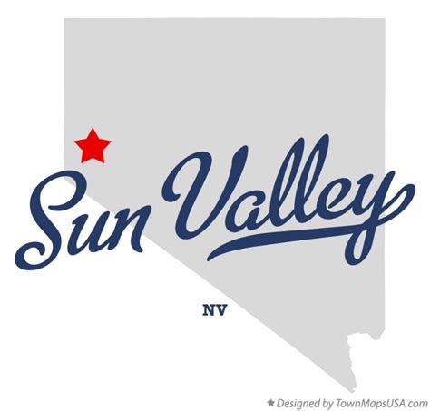 Map of Sun Valley, NV, Nevada