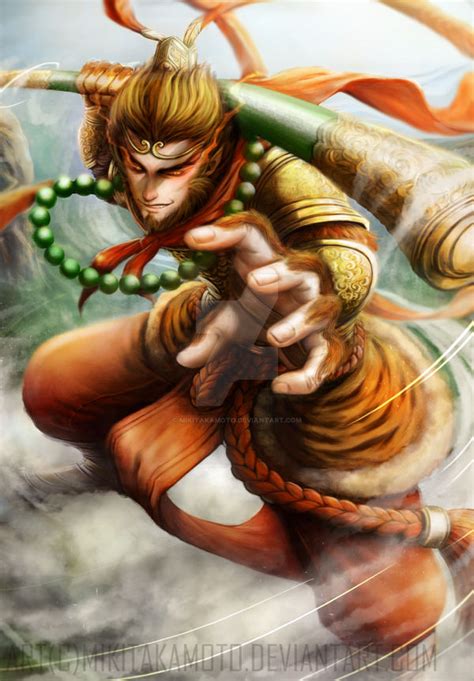 Monkey King - Sun Wukong by MikiTakamoto on DeviantArt